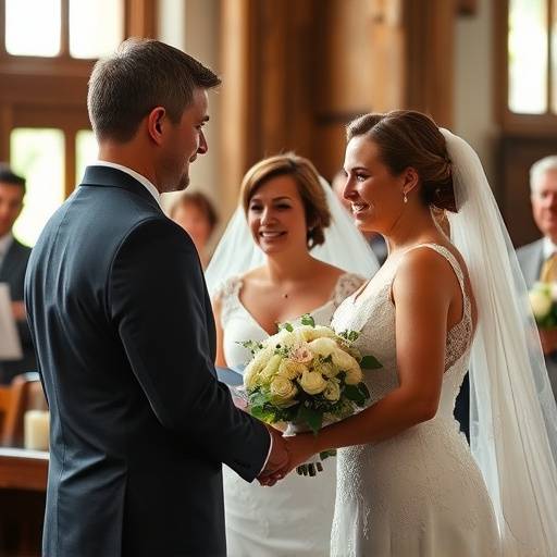 Exemple de photo de mariage pendant la c√©r√©monie